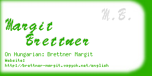 margit brettner business card